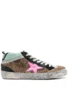 Golden Goose Mid Star Sneakers Mit Doppelviertel In Braun