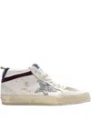 Golden Goose Mid Star "glitter/white" Sneakers In Multi