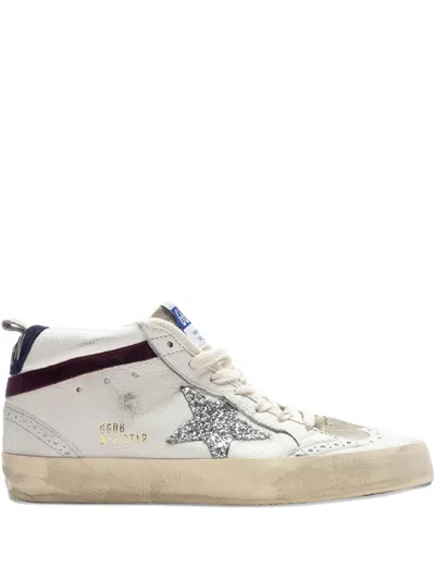 Golden Goose Mid Star "glitter/white" Sneakers