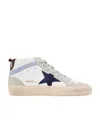 Golden Goose Mid Star High-top Casual Shoes In White