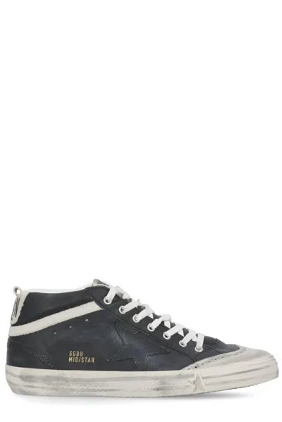 Golden Goose Star-patch Sneakers In Black
