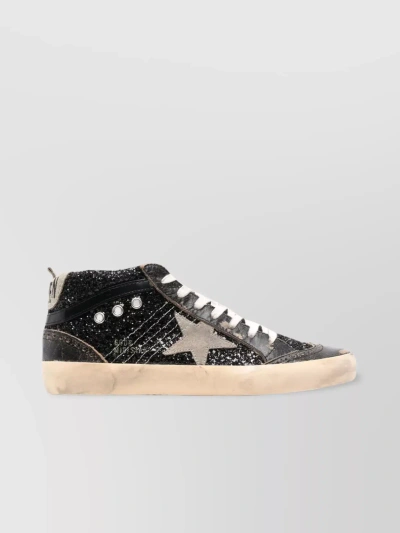 Golden Goose Mid Star Glitter Sneaker In Pastel