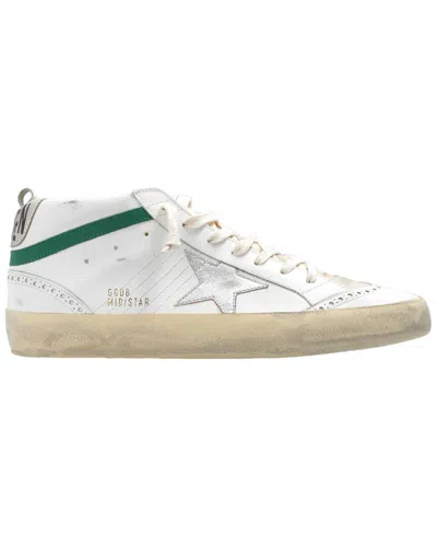 Golden Goose Super-star Leather Sneakers In White