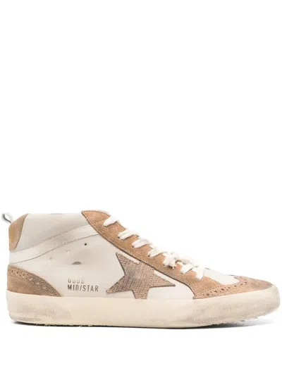 Golden Goose Mid Star Leather Upper Nabuk Star S