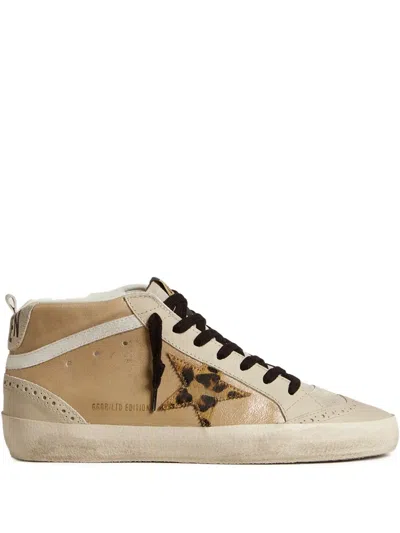 Golden Goose High-top-sneakers Mit Leoparden-print In Brown
