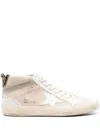 Golden Goose Mid Star Suede Sneakers In Neutral