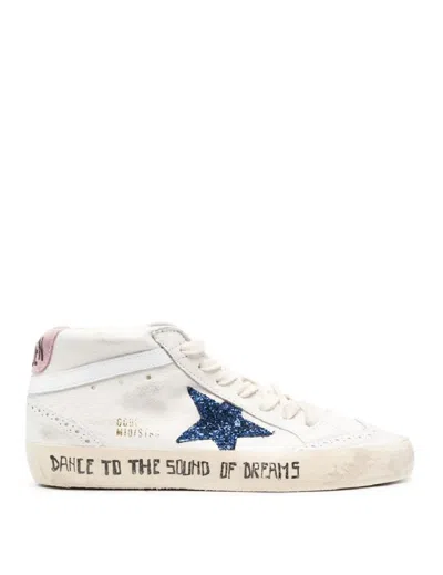 Golden Goose Mid Star Sneaker In Neutral