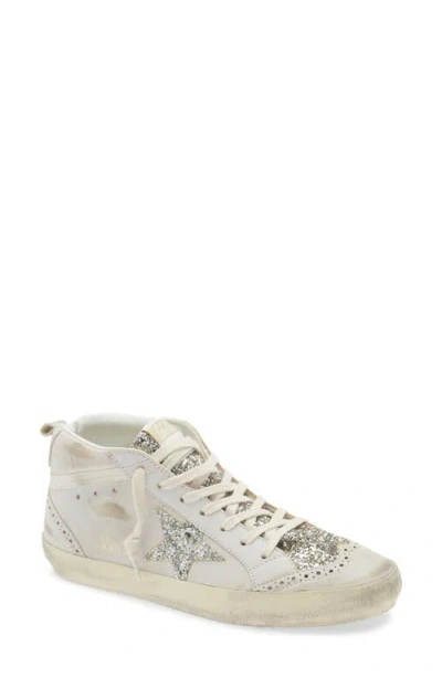 Golden Goose Mid Star Sneaker In White