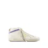 Golden Goose Mid Star Sneaker In Neutrals