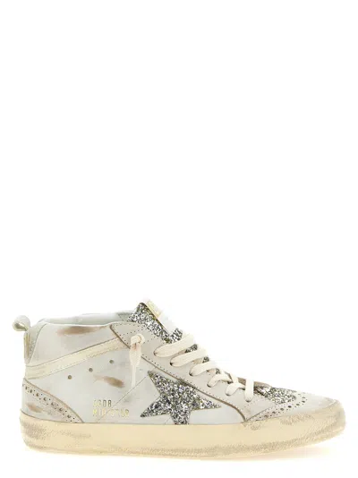Golden Goose 'mid Star' Sneakers In Beige