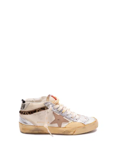 Golden Goose Women's Mid Star Mid Top Sneakers In Beige