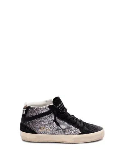 Golden Goose `mid Star` Sneakers In Black  