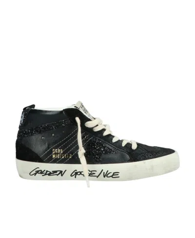 Golden Goose Mid Star Sneakers In Black