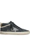 Golden Goose Mid Star Sneakers In Gray