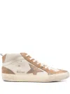 Golden Goose Mid Star Sneakers In Neutral