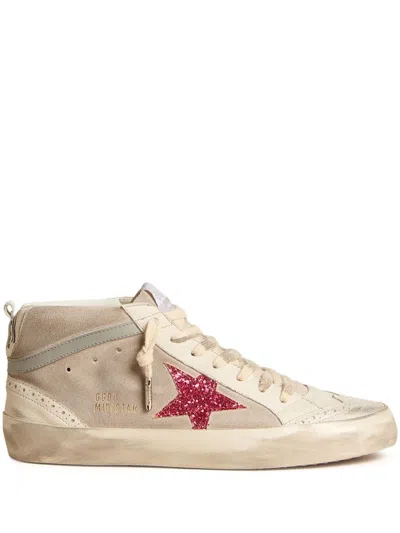 Golden Goose Mid Star Sneakers In White