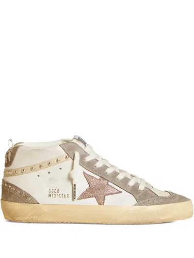 Golden Goose Mid Star Sneakers In White