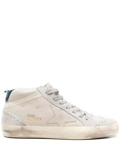 Golden Goose Mid Star Sneakers In White