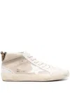 Golden Goose Mid Star Suede Sneakers In Neutral