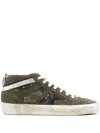 Golden Goose Mid Star Suede Upper Foam Toungue G In Green