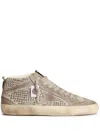 Golden Goose Mid Star Trainers In Neutrals
