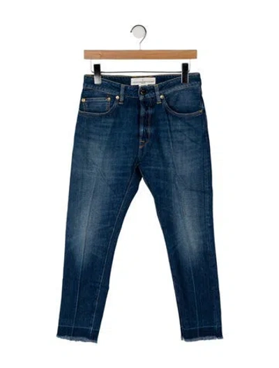 Pre-owned Golden Goose Mid-rise Skinny Leg Jeans In Blue