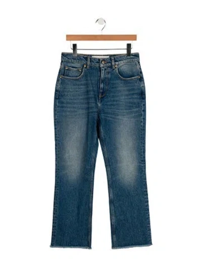 Pre-owned Golden Goose Mid-rise Straight Leg Jeans In Blue