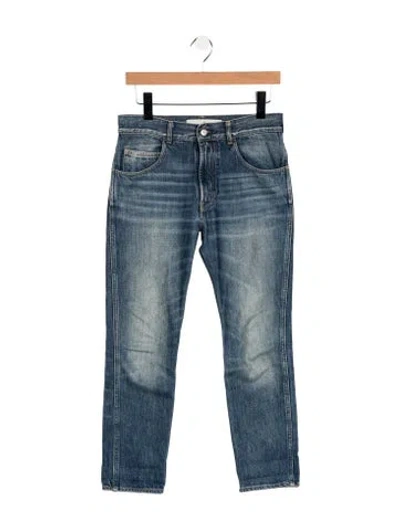 Pre-owned Golden Goose Mid-rise Straight Leg Jeans In Blue