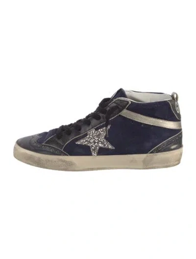 Pre-owned Golden Goose Midstar Sneakers In Blue