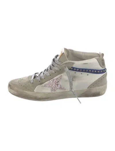 Pre-owned Golden Goose Midstar Sneakers In White