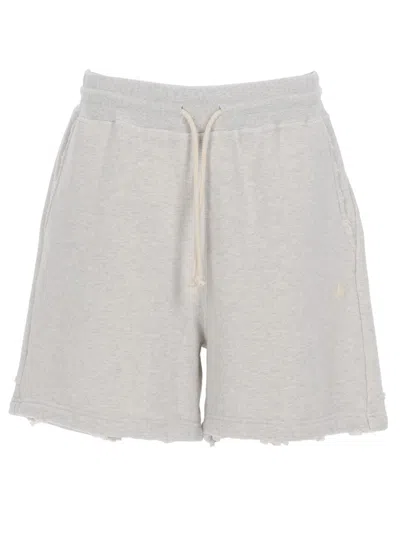 Golden Goose Mini Cotton Women's Shorts For Ss26 In Gray