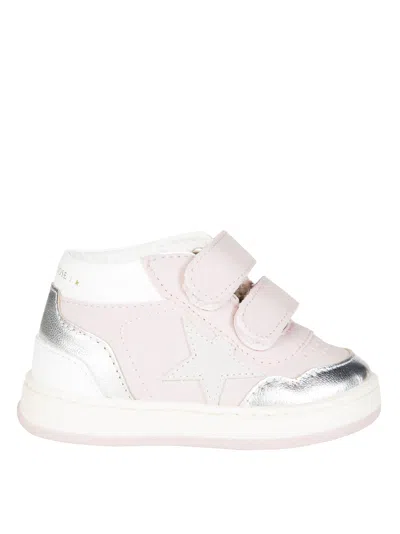 Golden Goose Mini Luxe Basket Sneakers In White