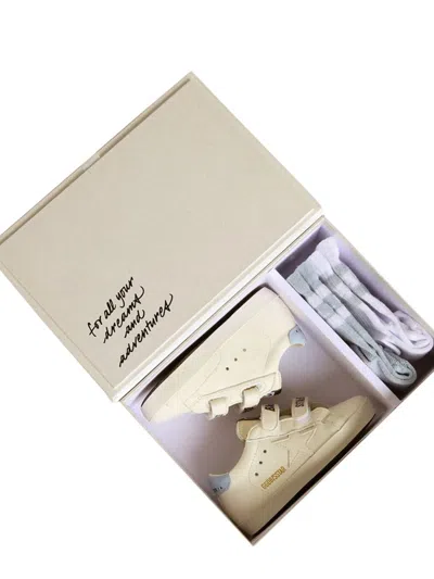 Golden Goose Mini School Sneakers For Kids In White
