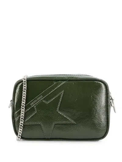 Golden Goose Mini Star Bag In Leather In Green