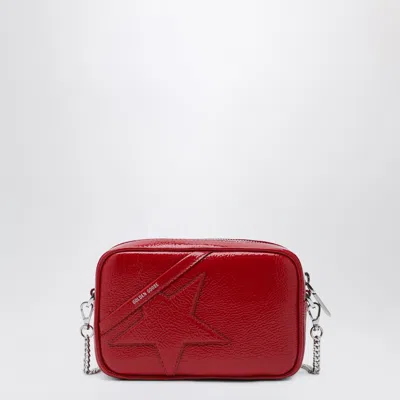 Golden Goose Mini Star Bag In Patent Leather Ruby Red