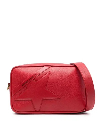 Golden Goose Mini Star Leather Crossbody Bag In Rot