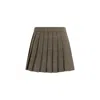 Golden Goose Women Miniskirt With Prince Of Wales Motif In Brown