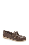 Golden Goose Moc Toe Boat Shoe In Brown