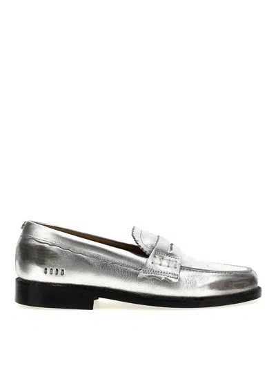 Golden Goose Jerry Loafers In Silver