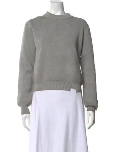 Pre-owned Golden Goose Mock Neck Sweater In Grey