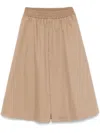 Golden Goose Beige Midi Skirt With Elastic