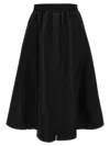 Golden Goose Circle Skirt In Nylon In Black
