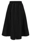 Golden Goose Circle Skirt In Nylon In Black