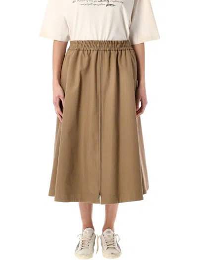 GOLDEN GOOSE MIDI CIRCLE SKIRT