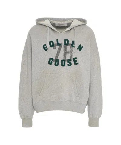 GOLDEN GOOSE 'MORMAN' HOODIE WITH LOGO LETTERING