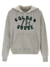 Golden Goose Vintage-inspired Unisex Hoodie With Ribbed Sides