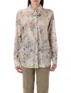 Golden Goose Floral Sequin Embellished Shirt In Multi