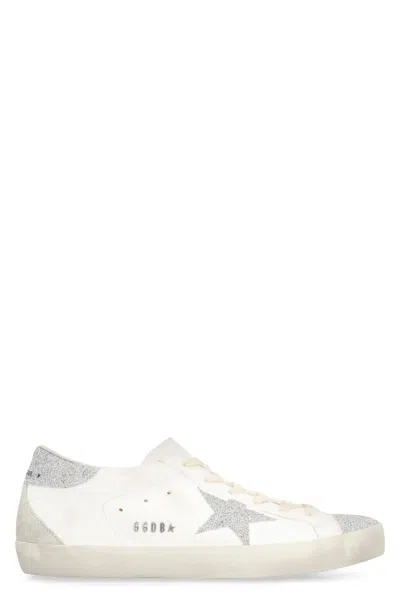 Golden Goose Multicolor Leather Superstar Sneakers In White