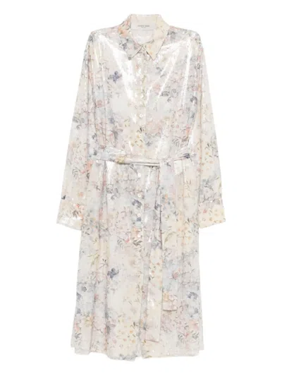 GOLDEN GOOSE MULTICOLOR SEQUINED FLORAL PRINT