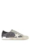 GOLDEN GOOSE MULTICOLOR SUEDE AND FABRIC SUPERSTAR CLASSIC SNEAKERS